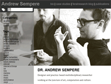 Tablet Screenshot of andrewsempere.org